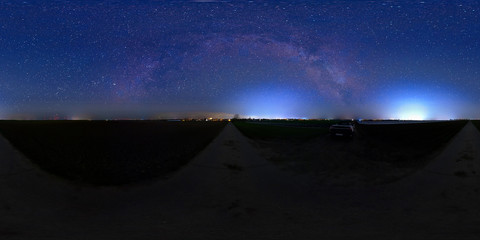 the milkyway and a lot of stars