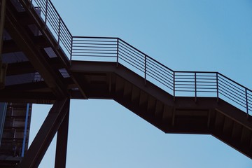 stairs architecture in Bilbao Spain