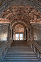 Fototapeta na wymiar staircase of the palace of the doges