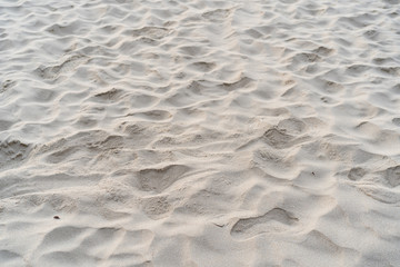 Sand texture background, natural sand at the beach close up.