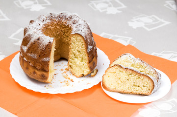 Homemade bundt cake