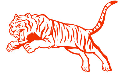 tiger vector file