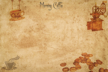 coffee shop paper background