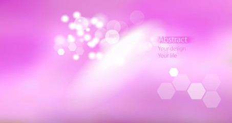 Pink abstract background in modern style. Blurred background.