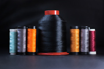 Spools of thread