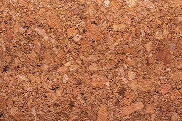 Cork board extreme macro background