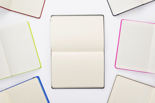 paper notebook and note pad