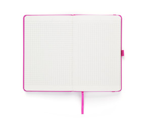 paper notebook or note pad isolated at white