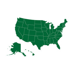 USA map - Vector