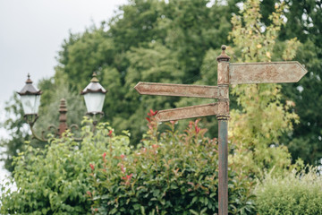 Directional sign that can be customized