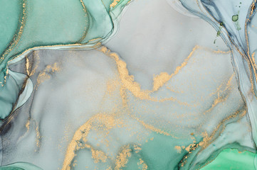  Abstract colorful background, wallpaper. Mixing acrylic paints. Modern art. Marble texture. Alcohol ink colors  translucent