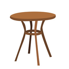 contour, brown table