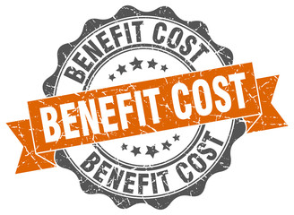 benefit cost stamp. sign. seal