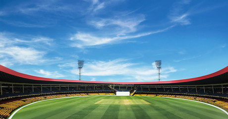 Cricket Stadium In DayLight
