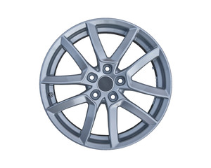 Obraz premium Car tire aluminum automobile type isolated