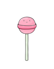 Happy Pink Lollipop