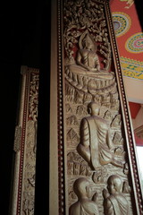 Vientiane Laos -, 1 Apr. 2019; Pha That Luang (Gold Stupa) or “Great Stupa” was built in 1566 after King Setthathirath had made Vientiane the new capital of the Lan Xang Kingdom.