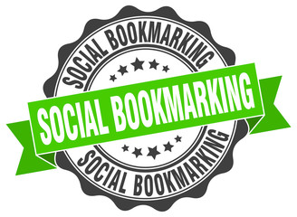 social bookmarking stamp. sign. seal