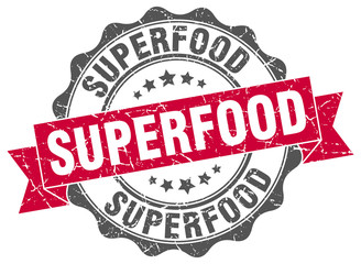 superfood stamp. sign. seal