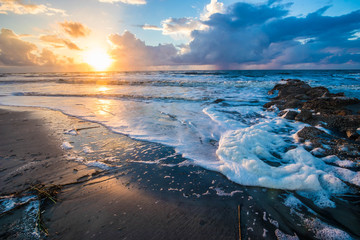 Sunrise on folly beach