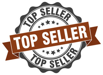 top seller stamp. sign. seal