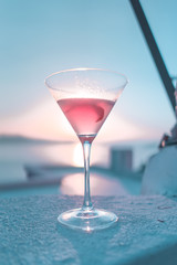 A Cosmo in Santorini