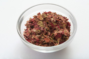 (Herb) image of red grape leaf