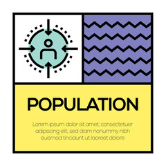 POPULATION ICON CONCEPT