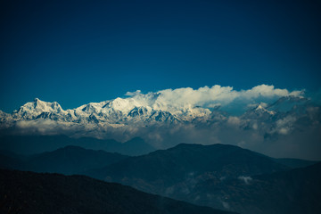 view of mountains