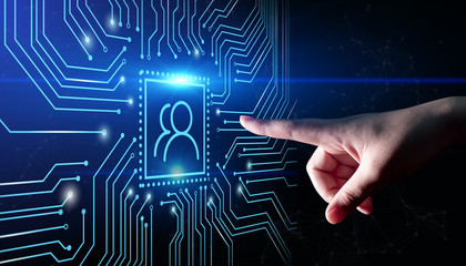 Target Audience Marketing Internet Business Technology Concept