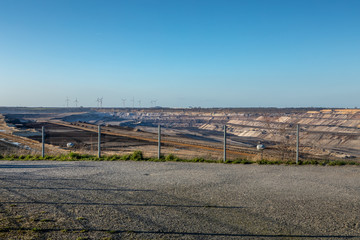 Fototapeta premium Garzweiler Braunkohletagebau