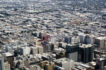 aerial view of downtown Los Angeles