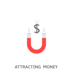 Attracting money icon