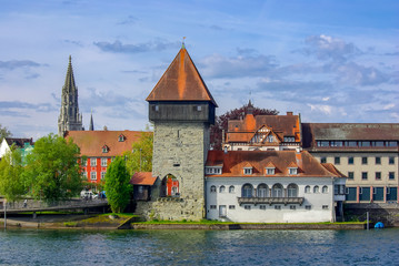 Naklejka premium Konstanz at Lake Constance, Germany
