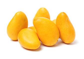 Mango on white background