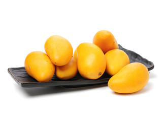 Mango on white background