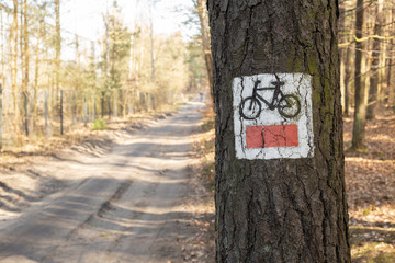 symbol ścieżki rowerowej © David0712