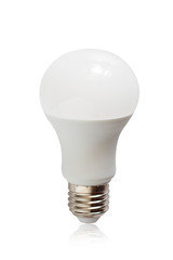 Light bulb isolated on white background.