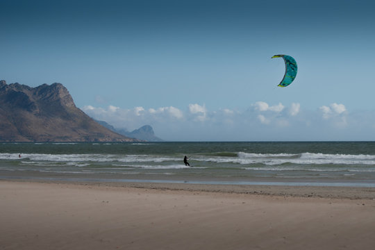 Kite surfer in Gordon's Bay, the Western Cape