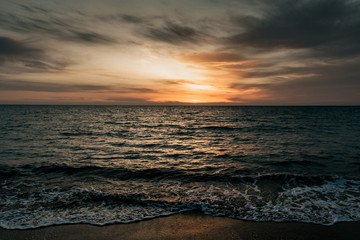 Fototapeta na wymiar mediterranean sunset 