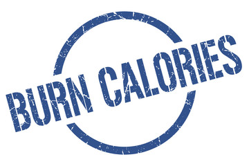 burn calories stamp