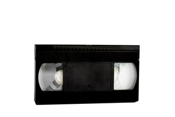 Obraz premium Video tape on white background