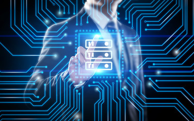 Server Network Data Business Internet Technology Concept