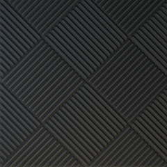 Black abstract waves with gold dots. Beautiful black background in modern style.