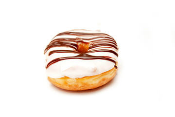 chocolate donuts, candy with colorful sparks