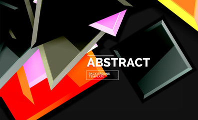 Shiny style geometric background