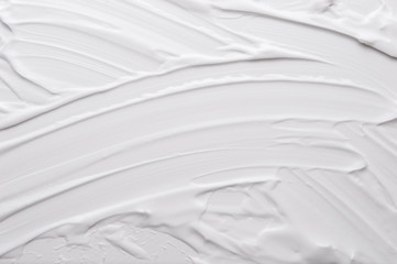 White texture of cosmetic body care cream background