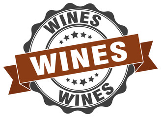 Obraz premium wines stamp. sign. seal