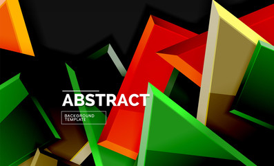 Shiny style geometric background