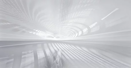 Fototapete white futuristic background © BazziBa